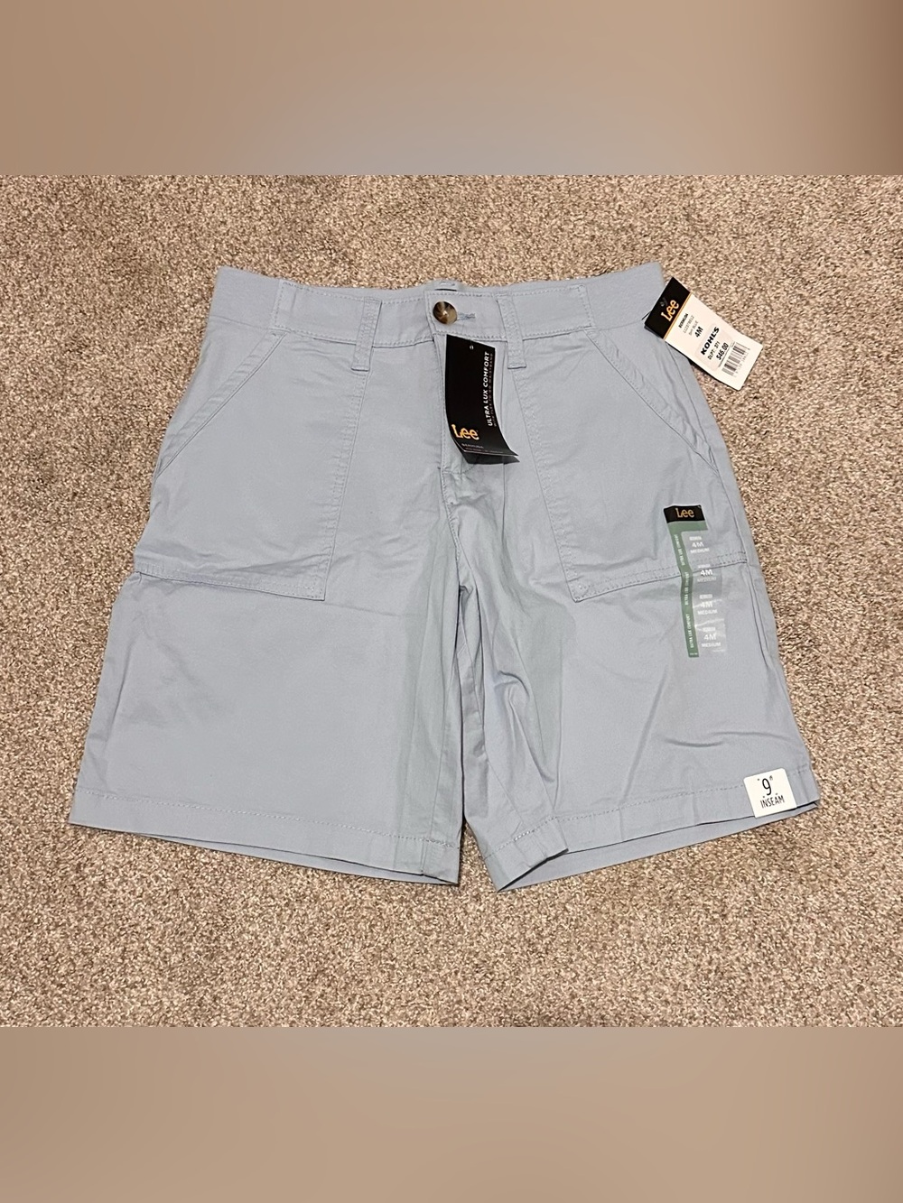 Lee Women’s Light Blue Bermuda Shorts
